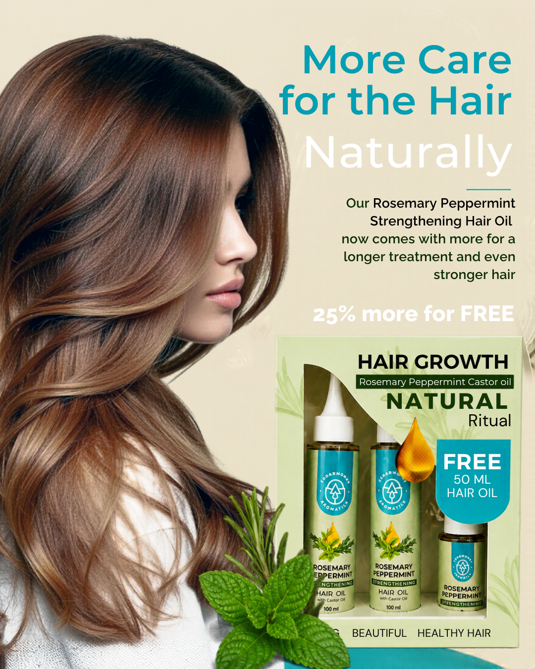 Promo Box - Rosemary Peppermint Strengthening Hair Oil